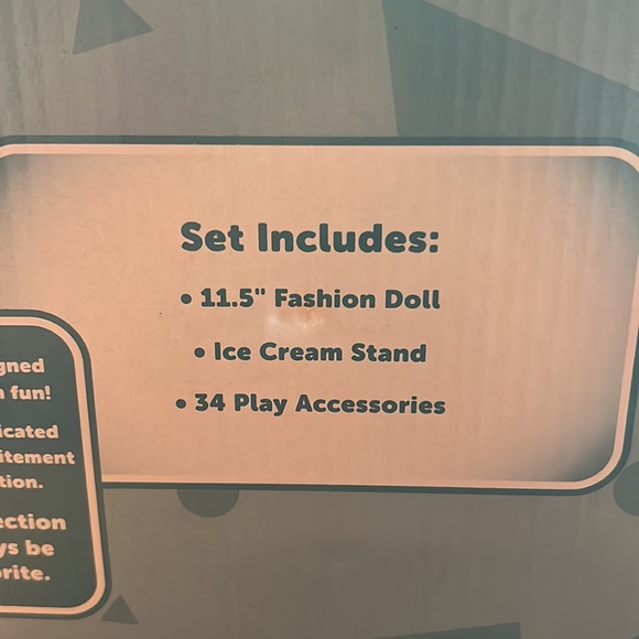 Kid Connection Fashion Doll with 36 Piece Ice Cream Set NIP Enjoy your Summer - Picture 4 of 8